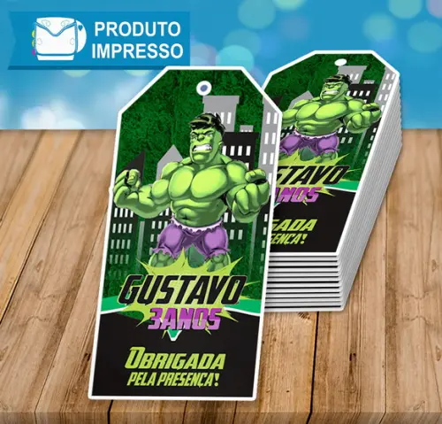Tag Agradecimento Hulk