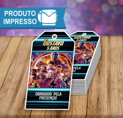 Tag Agradecimento Herois Vingadores
