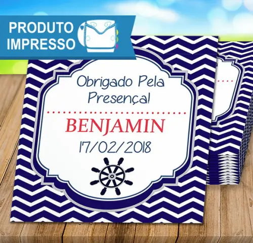 Tag Agradecimento Marinheiro
