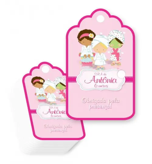 Tag Agradecimento Meninas no Spa
