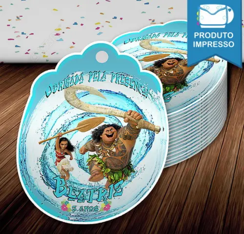 Tag Agradecimento Moana