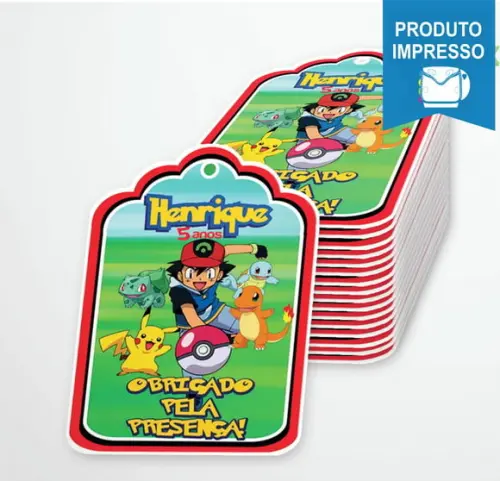 Tag Agradecimento Pokemón