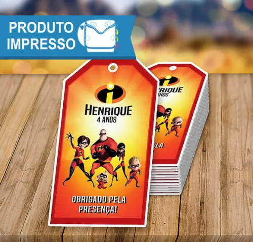 Tag Agradecimento Os Incríveis