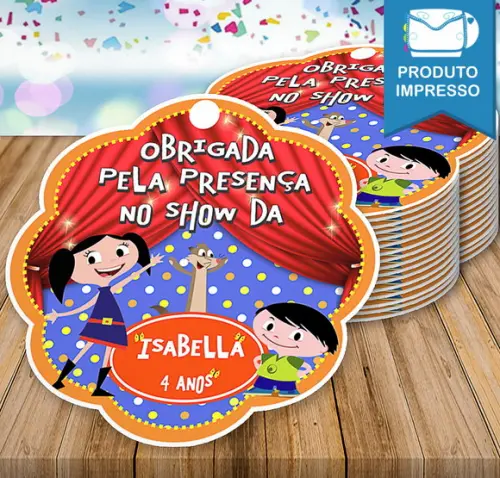Tag Agradecimento Show da Luna