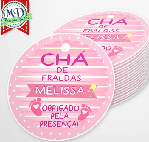 Tag de Agradecimento Chá de Bebê