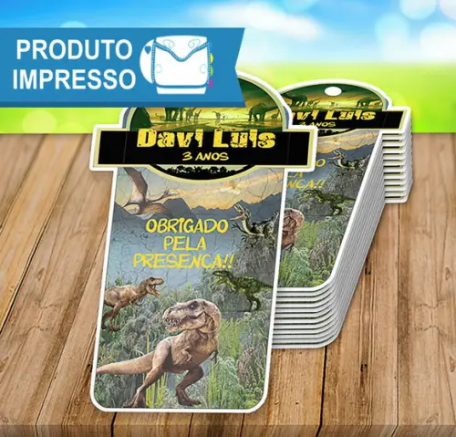 Tag de Agradecimento Jurassic Park