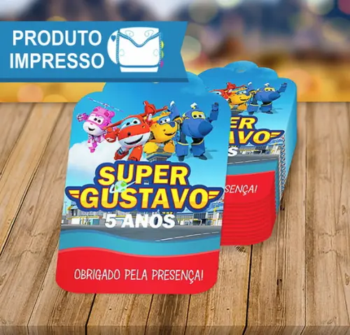 Tag de Agradecimento Super Wings