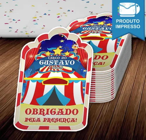 Tag de Lembrancinha Circo
