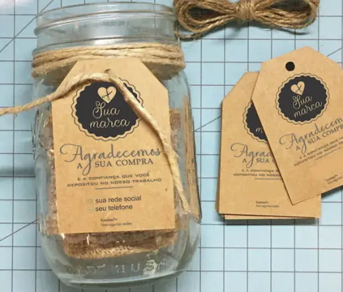 Tag Kraft Produto Artesanal