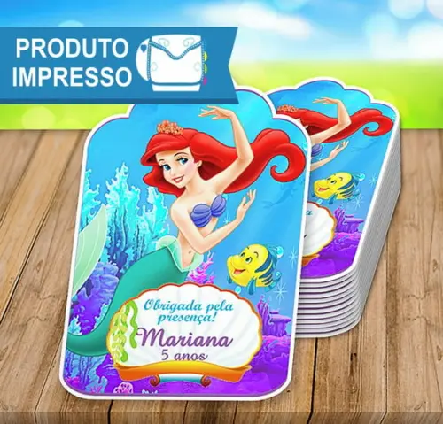 Tag Lembrancinha Pequena Sereia