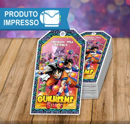 Tag Lembrancinha Dragon Ball