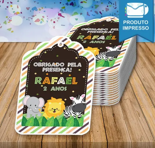 Tag para Lembrança Safari