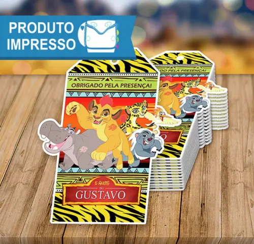 Tag para Lembrancinhas A Guarda do Leão