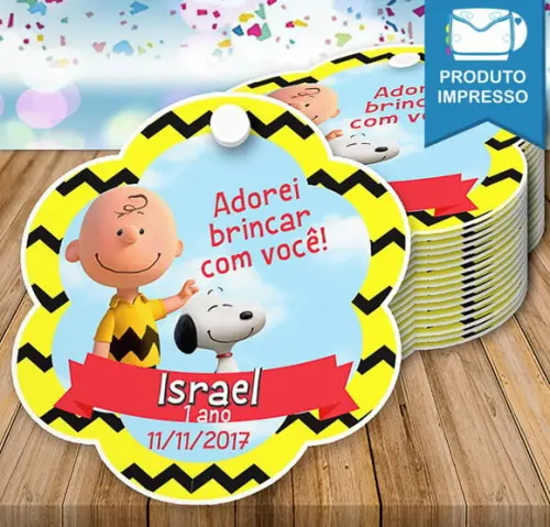 Tag para Lembrancinhas Snoopy