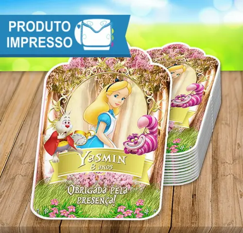 Tags para Lembrancinha Alice Pais das Maravilhas