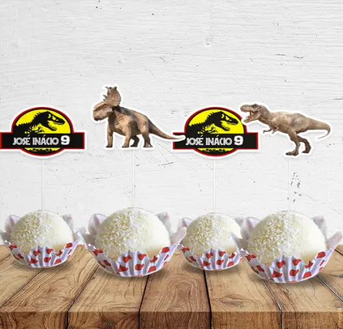 Topper para Doces Dinossauros