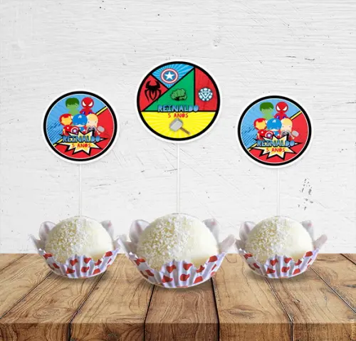Topper para Doces Vingadores