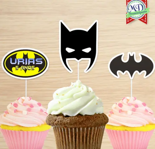 Topper para Docinho Batman