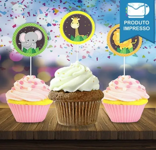 Topper para Docinho Safari