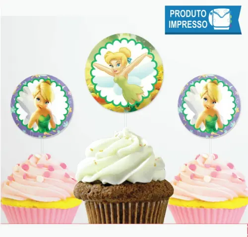 Topper para Docinho Tinker Bell