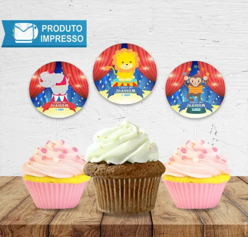 Topper para Doces Circo