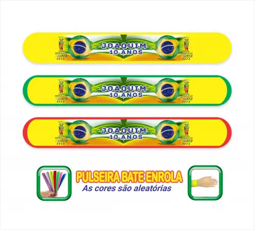 Pulseira Bate Enrola Copa do Mundo