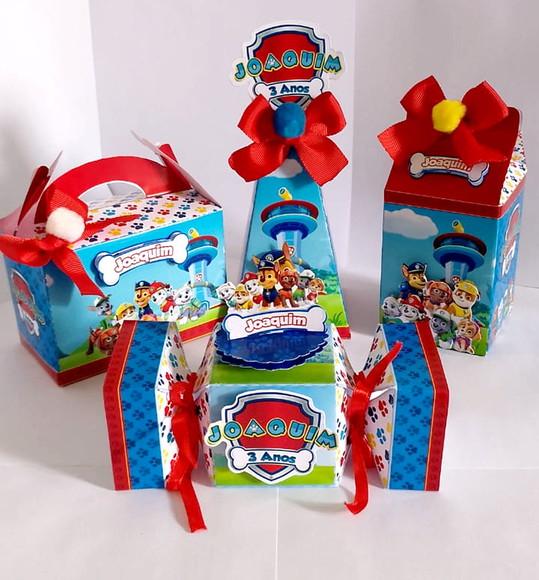 20 Caixas Personalizadas Patrulha Canina