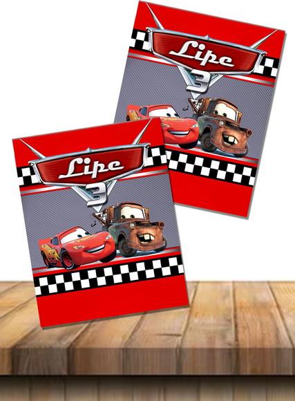 Adesivo de Tubete Carros
