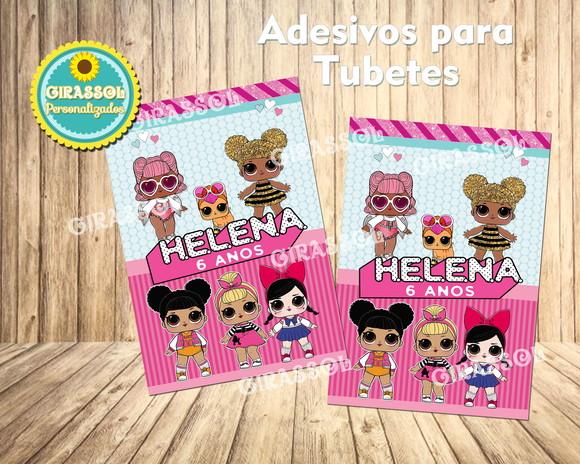 Adesivo para Tubete Lol