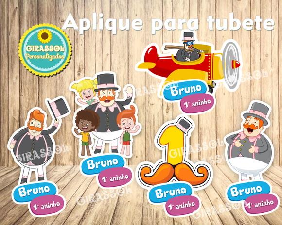 Aplique para Tubete - Mundo Bita