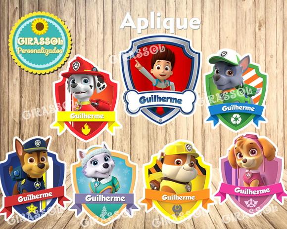 Aplique Patrulha Canina