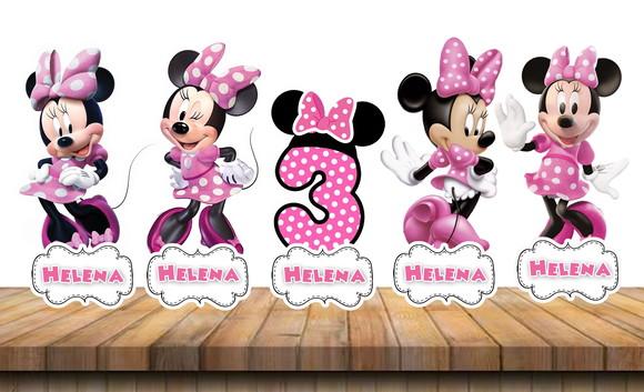 Apliques Minnie Rosa