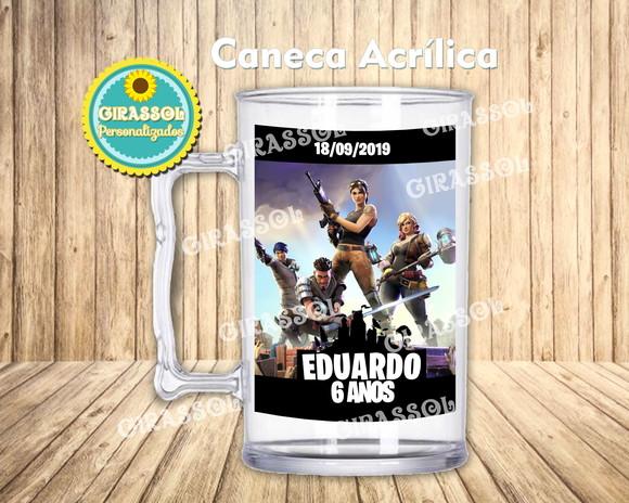 Caneca Acrílica Fortnite