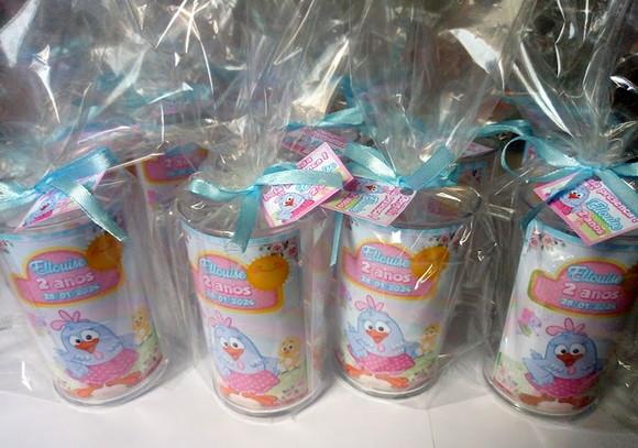 Caneca Acrílica Galinha Pintadinha Candy