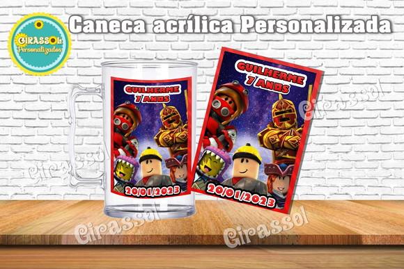 Caneca Acrílica Roblox