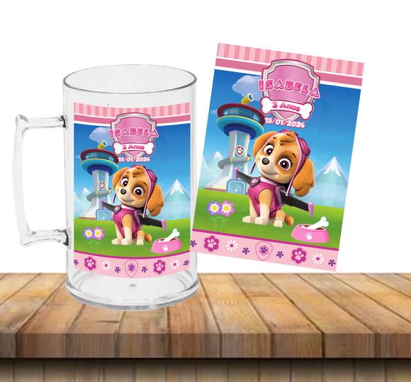 Caneca Acrílica Skye Patrulha Canina