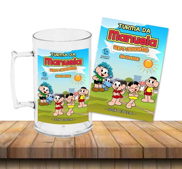 Caneca Acrílica Turma da Mônica