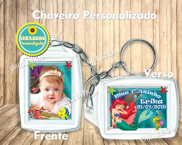 Chaveiro Acrílico Pequena Sereia