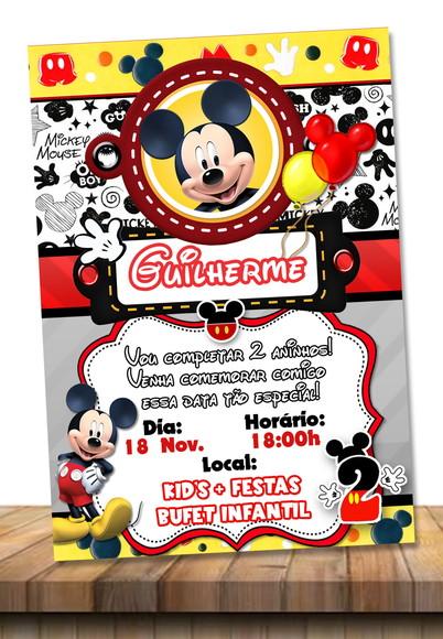Convite Mickey