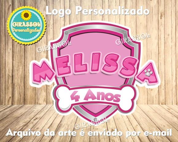 Escudo Patrulha Canina - Logo Personalizado