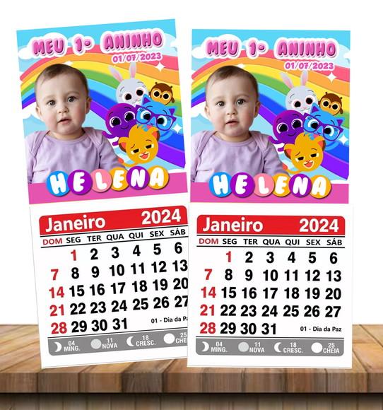 Foto Imã com Mini Calendário