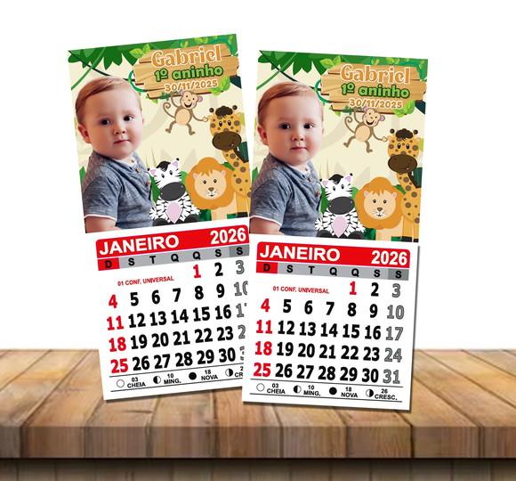 Foto Imã com Mini Calendário Safari