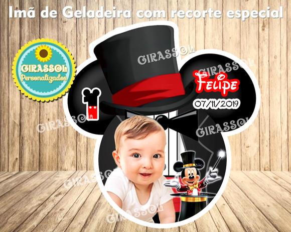 Imã de Geladeira com Recorte Circo do Mickey
