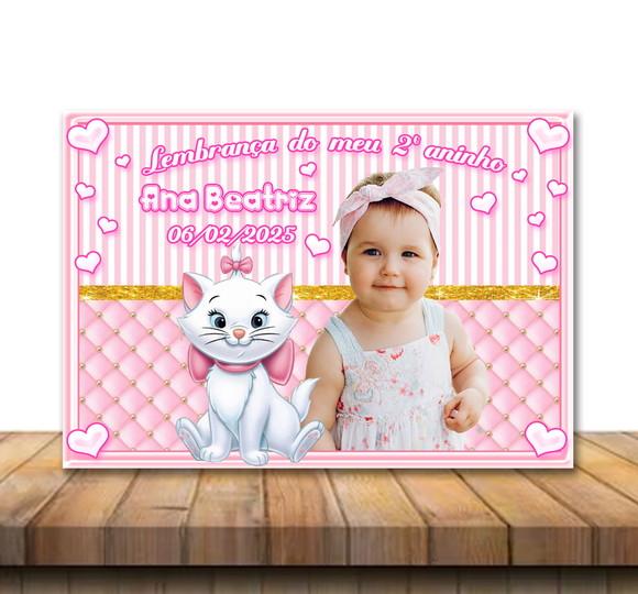 Imã de Geladeira Gatinha Marie 10x7cm