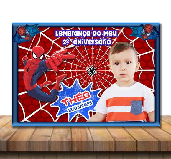 Imã de Geladeira Homem Aranha 10x7cm