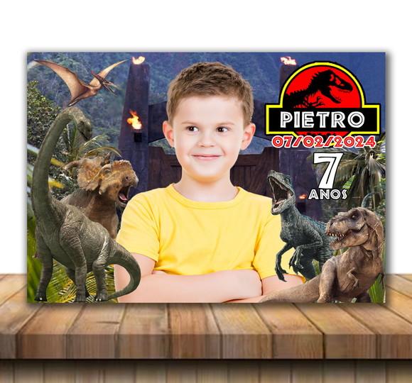 Imã de Geladeira Personalizado Dinossauro 10x7 cm