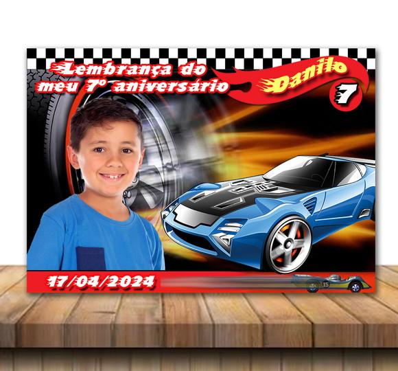 Imã Hot Wheels 10 x 7 cm