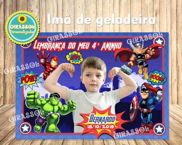 Imã Vingadores 10 x 7 cm