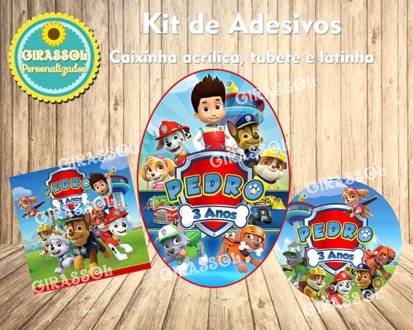 Kit de adesivos Patrulha Canina