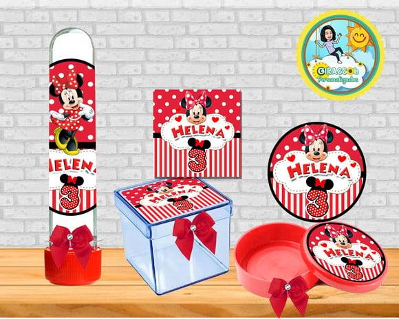 Kit festa Minnie Vermelha